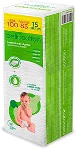 Bellacotton Algodao Quadrado Baby 100 Un. (lv100pg85)