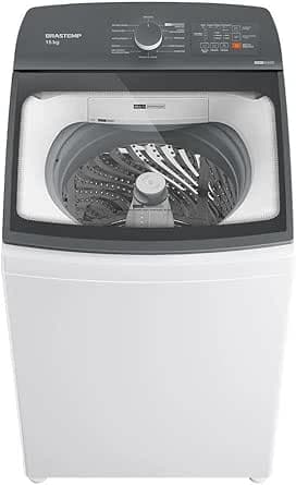 Máquina De Lavar Brastemp 15kg Branca Com Ciclo Tira Manchas Advanced E Smart Sensor - Bwf15ab 220v