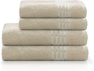 Camesa Jogo de Banho Decor Especial 4 peças Bege