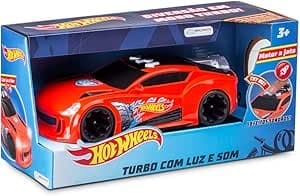 Brinquedo Hot Wheels Carro Turbo Com Luz E Som - Br1431