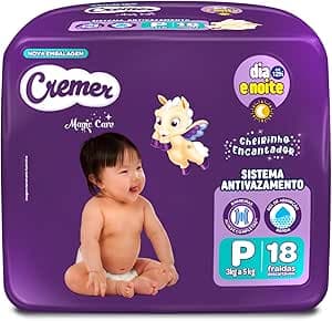 Fralda Cremer Jumbinho P 18 Unidades