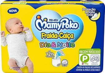 MamyPoko Fralda-Calça Dia & Noite P 46 Unidades
