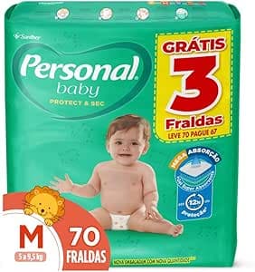Personal Fralda Protect E Sec M Hiper, 70 Unidades