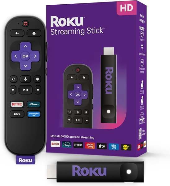 3840BR TV Stick Streaming Stick 2025 Roku Full HD HDMI