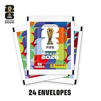 Copa Do Mundo Fifa 2026™ Kit Com 24 Envelopes De Figurinhas + Cartela Fifa World Cup 2026™