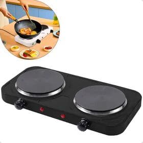 Fogão Cooktop Portátil Elétrico 2 Bocas 2000w Chapa Linha Premium - BAK/NZA/HAY