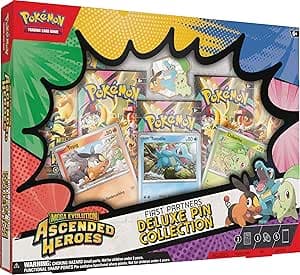 Pokémon TCG: Mega Evolution - Ascended Heroes - First Partners Deluxe Pin Collection - Inglês