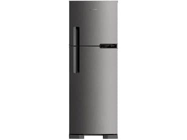 Refrigerador Brastemp BRM44HK Frost Free com Gavetão de Legumes Fresh Zone Inox - 375L 127V