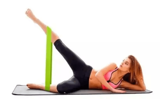 Kit 5 Elásticos Treino Exercício Corpo em Casa Resistência Fisioterapia Pilates Ginástica Yoga Mini Band - Import