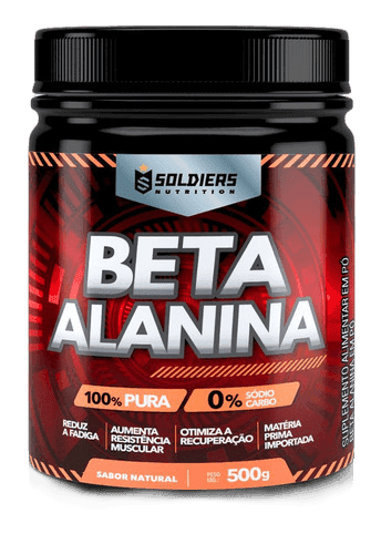 [Regional] Beta Alanina 500g - 100% Pura Importada - Soldiers Nutrition