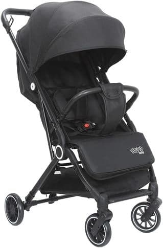 Carrinho de Bebê Passeio Vira Berço NIVI Maxi Baby (Preto)
