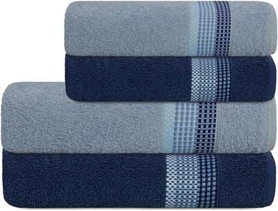 Jogo De Banho 4 Peças Venus Select 340g/m² Com Fio Open End Camesa