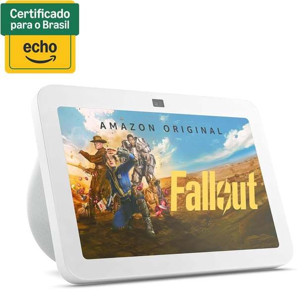 Echo Show 8 (3ª geração) | Smart display com áudio espacial, hub de casa inteligente e Alexa | Cor Branca