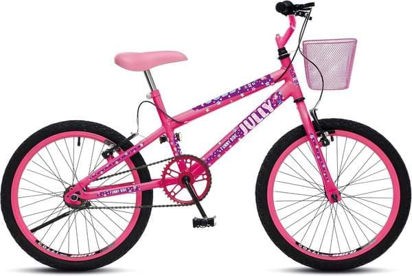 Bicicleta Colli Jully Aro 20 Com Cestinha