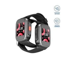 Smartwatch do Idoso Multilaser Senior Com Monitoramento Cardíaco Botão SOS Função Alarme