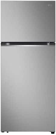 LG Geladeira GN-B372PFM 375 Litros Frost Free Duplex Inox com Compressor Smart Inverter 2 Portas
