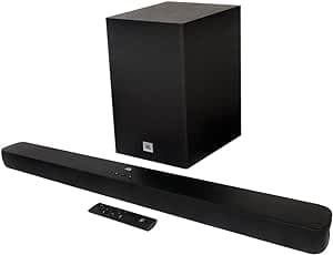 Jbl, Soundbar, Bluetooth, Cinema Sb180, 2.1 Canais, Subwoofer De 6,5" Sem Fio - Preta