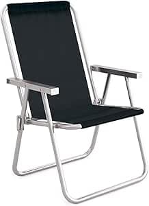 Mor - Cadeira Alta Conforto Sannet Alumínio Preto