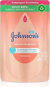 Sabonete Líquido Refil Glicerina Da Cabeça Aos Pés Johnson's Baby, 380ml