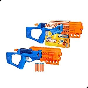 Nerf N Series Topbreaker, Lançador em plástico azul e laranja com 4 dardos Nerf N1 (compatíveis apenas com lançadores N Series), para crianças a partir de 8 anos