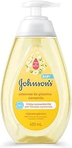 Sabonete Líquido Glicerina Camomila JOHNSON’S® Baby, 400mL