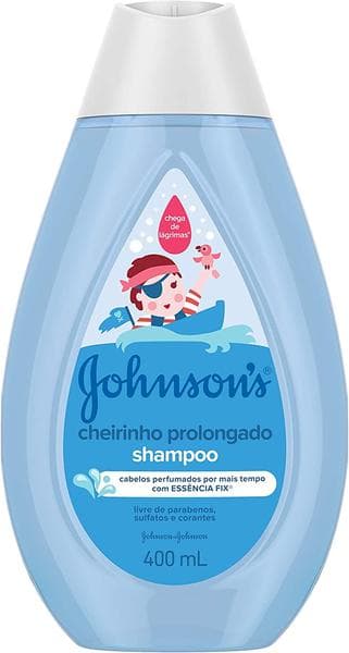 Johnson's Baby Shampoo Infantil Cheiro Prolongado, 400ml, Azul