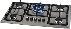 Fischer Cooktop Gás 5 Bocas Tc Infinity Mesa Inox Bivolt 23678-54121