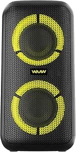 WAAW by ALOK Caixa de Som INFINITE 200 Bluetooth, Tipo Torre, 4 Alto-Falantes com LED's Dinâmicos, TWS, 160W RMS