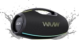 Waaw By Alok Caixa De Som Hyperboom 1000 Bluetooth, À Prova D'água, Até 12h De Autonomia, Tecnologia Tws, 180w Rms