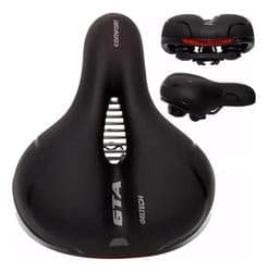 Selim Comfort Gel Tech Com Elastômeros E Refletor