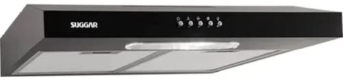 Suggar Depurador De Ar Slim 60cm 3 Vel. Preto 220v Dps162pt