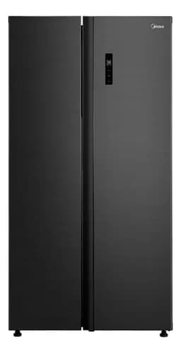 Geladeira Side by Side 511L Inverter Cor Preto Conectada Midea MD-RS710FGD282-220v