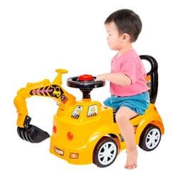 Escavadeira De Brinquedo Gigante Trator Retroescavadeira Carrinho Infantil (amarelo)