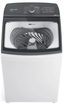 Lavadora De Roupas Brastemp 14kg Cesto Inox 12 Programas De Lavagem Branca Bwj14abbna