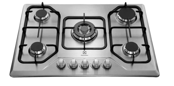 Cooktop 5 Bocas Electrolux A Gás Inox Com Tripla Chama (gt75x) - Bivolt