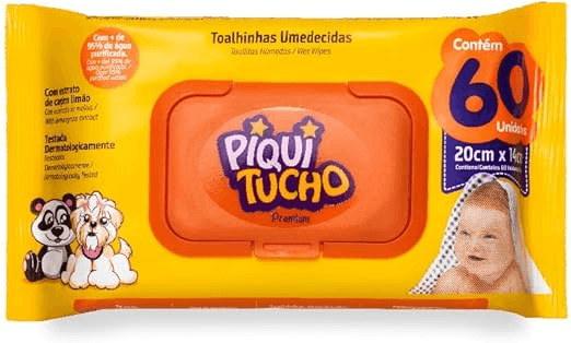 Toalhinhas Umed Piquitucho Premium Com 60 Pcs
