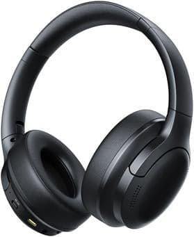Fones de Ouvido Baseus Bass BH1 Lite com ENC, SuperBass 2.0, Áudio Hi-Res LDAC, 80h de Tempo de Reprodução, Design Dobrável e Confortável, Bluetooth 6.0 Preto
