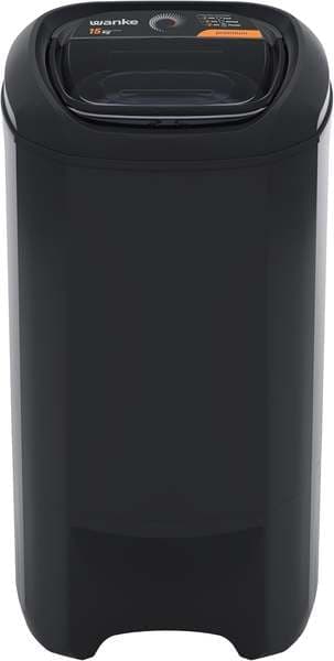 Centrífuga de Roupas Wanke Premium 15kg CWAT150 220V Preta com 3 Programas, Design Moderno, Tampa de Segurança, Acionamento Automático, Classificação Inmetro A e Alta Estabilidade