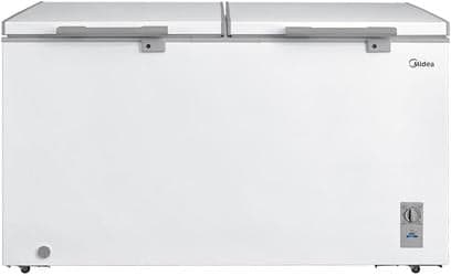 Freezer Horizontal 2 Portas 418L Inverter Bivolt Branco Midea