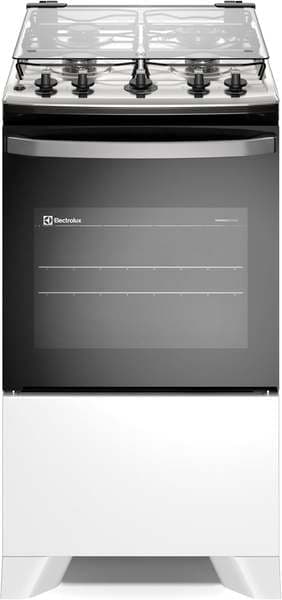 Electrolux Fogão 4 bocas Electrolux Efficient Branco Mesa Inox, PerfectCook e VaporBake® (FE4IW) Bivolt