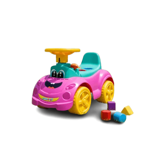 Totokinha Infantil Menina Rosa Com Buzina, Chave E Peças - Cardoso Toys