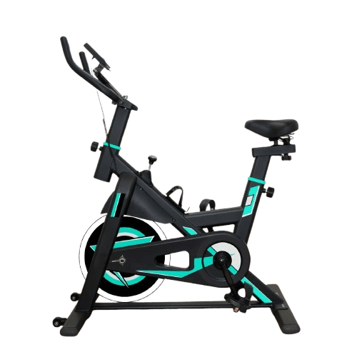 Bicicleta Ergométrica Spinning 5kg Volante Estofado PU com Monitor