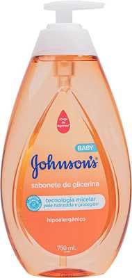 Sabonete Líquido Glicerina Da Cabeça Aos Pés Johnson's Baby, 750ml